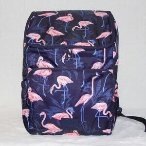 NEW Vera Bradley Cooler Backpack Bag in Flamingo Party